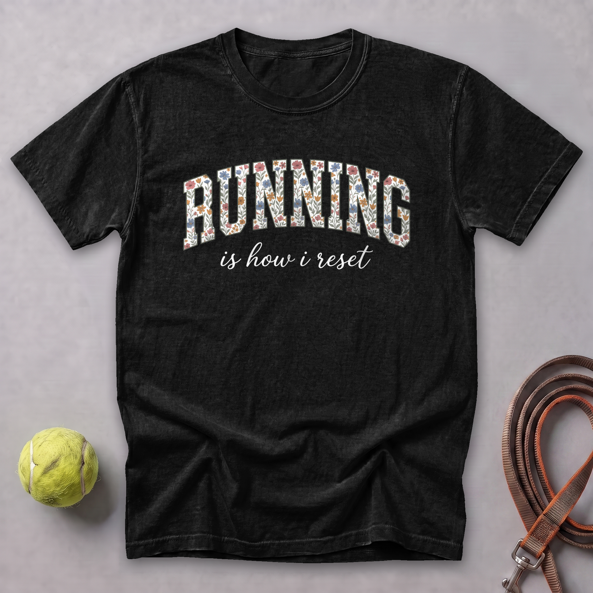 Running is How I Reset Tee — Black