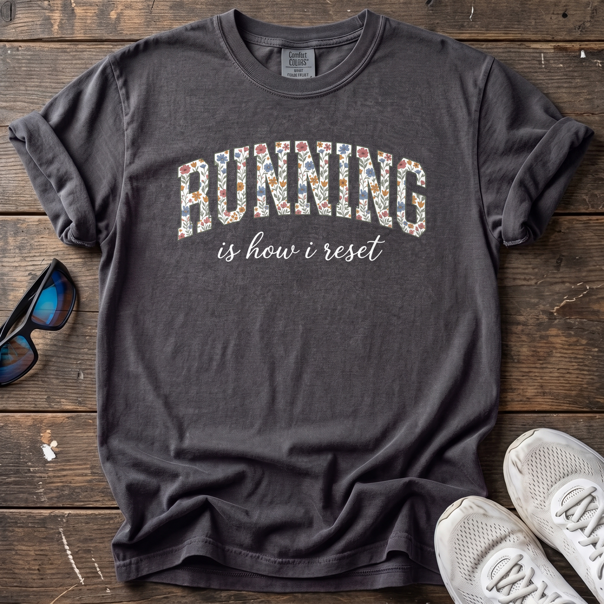 Running is How I Reset Tee — Graphite