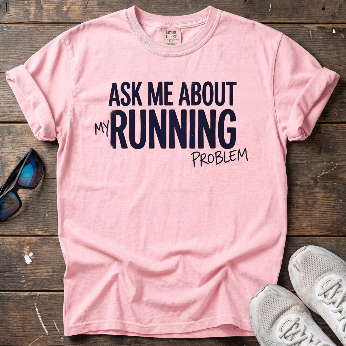 Running Problem Tee — Blossom