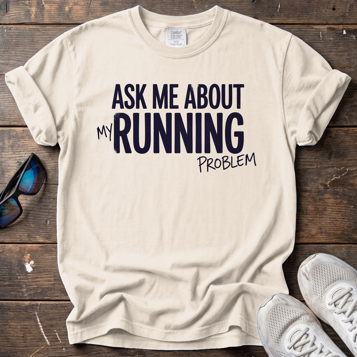 Running Problem Tee — Ivory