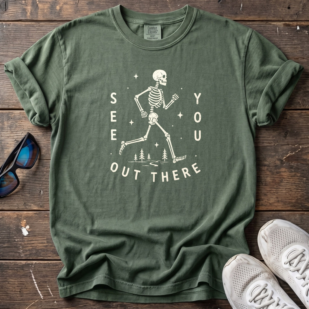 See You Out There Tee — Moss