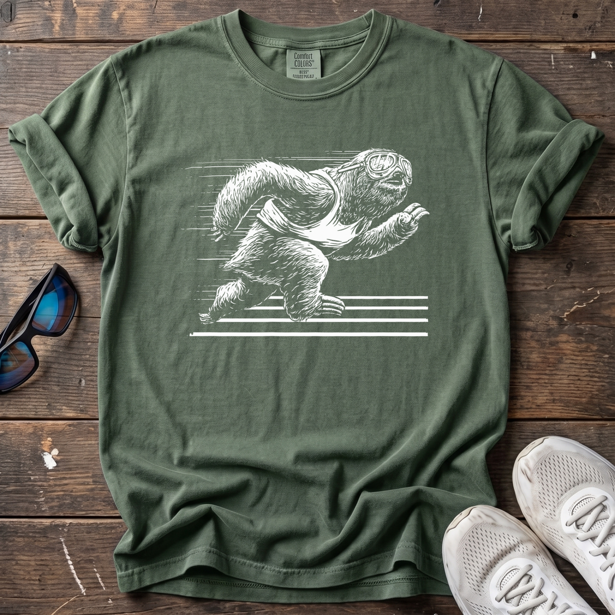 Super Sloth Pace Tee — Moss