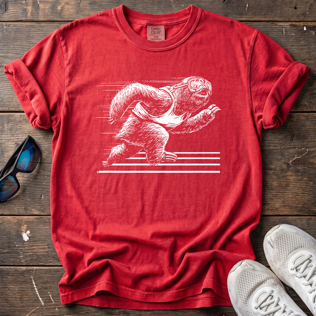 Super Sloth Pace Tee — Red