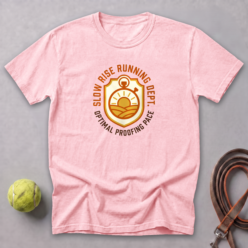 Slow Rise, Optimal Proof Running Tee — Blossom