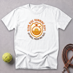 Slow Rise, Optimal Proof Running Tee — White