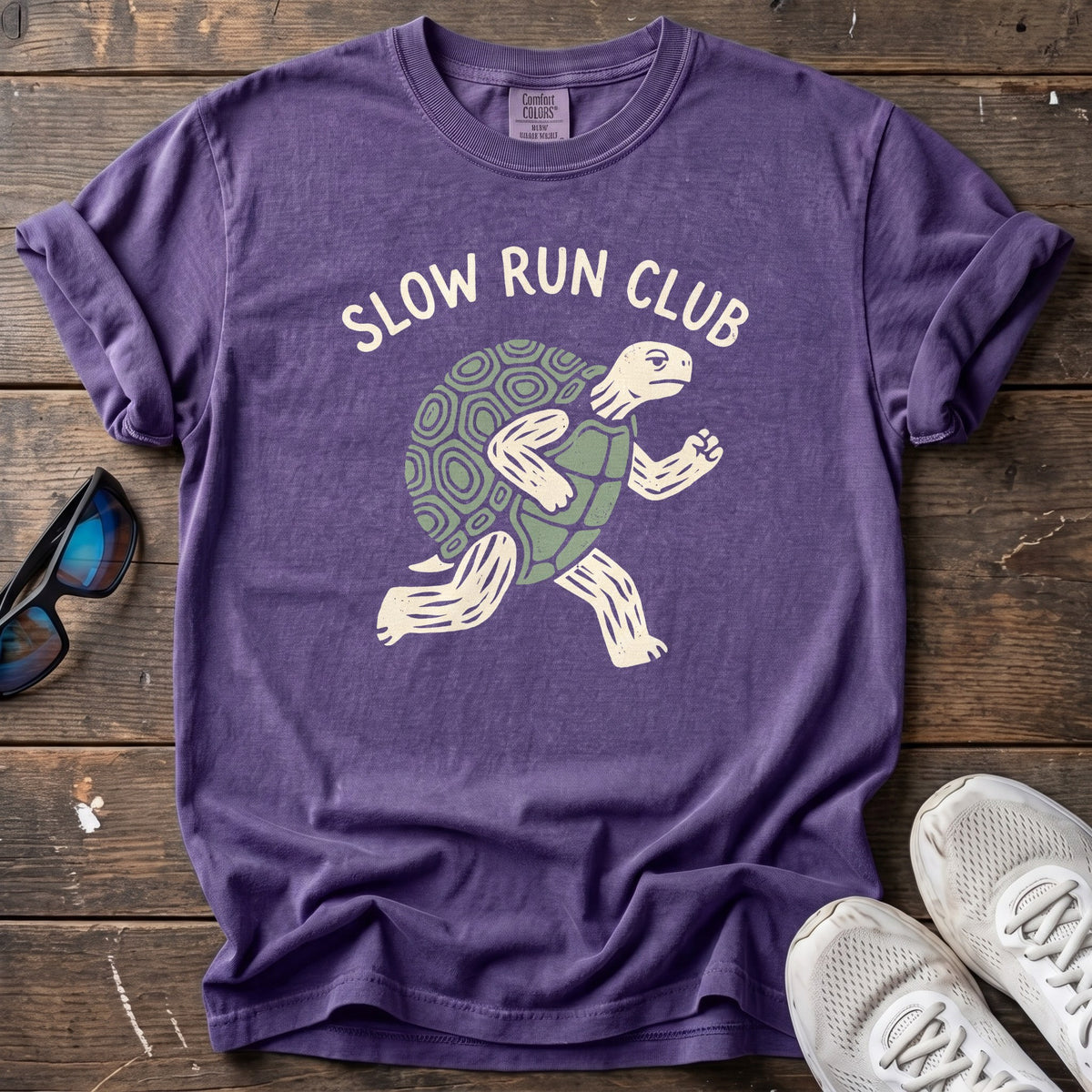 Slow Run Club Tee — Grape