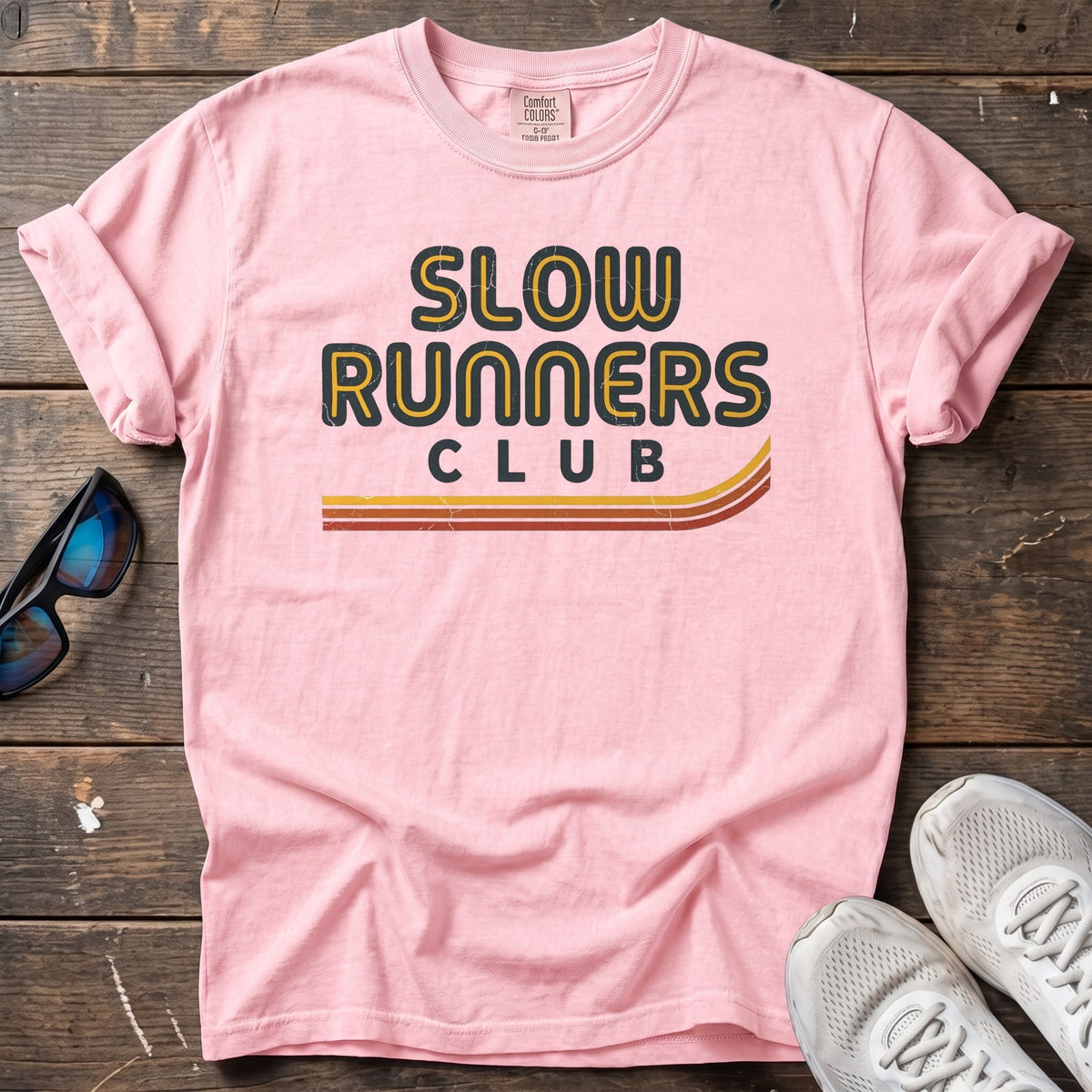 Slow Runners Club Tee — Blossom