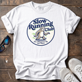 Slow Running Club Sloth Tee — White