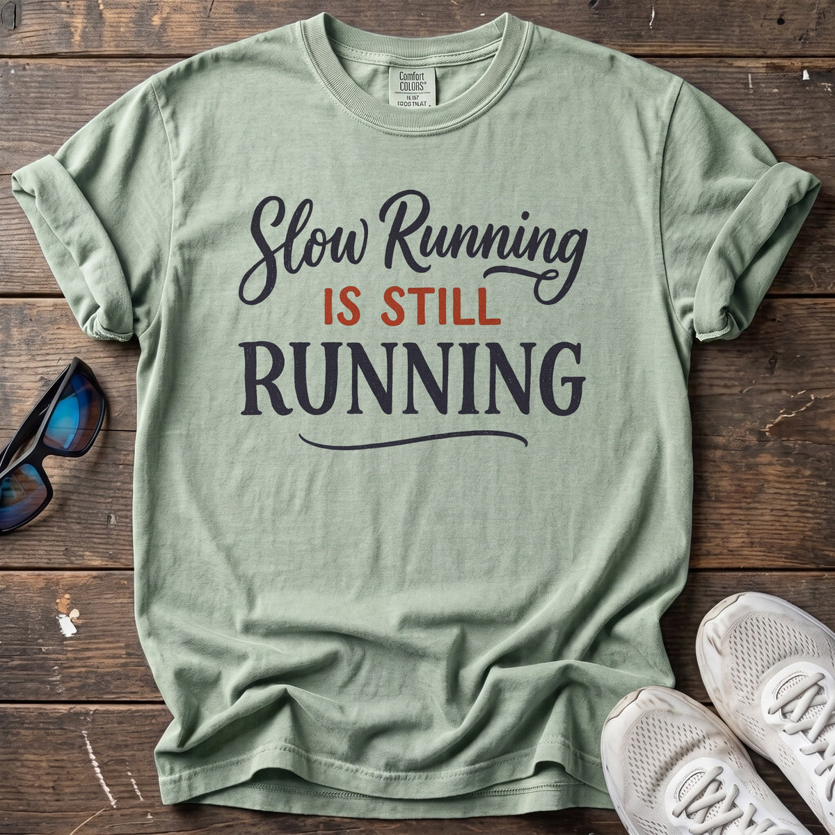 Slow Running is Running Tee — Bay