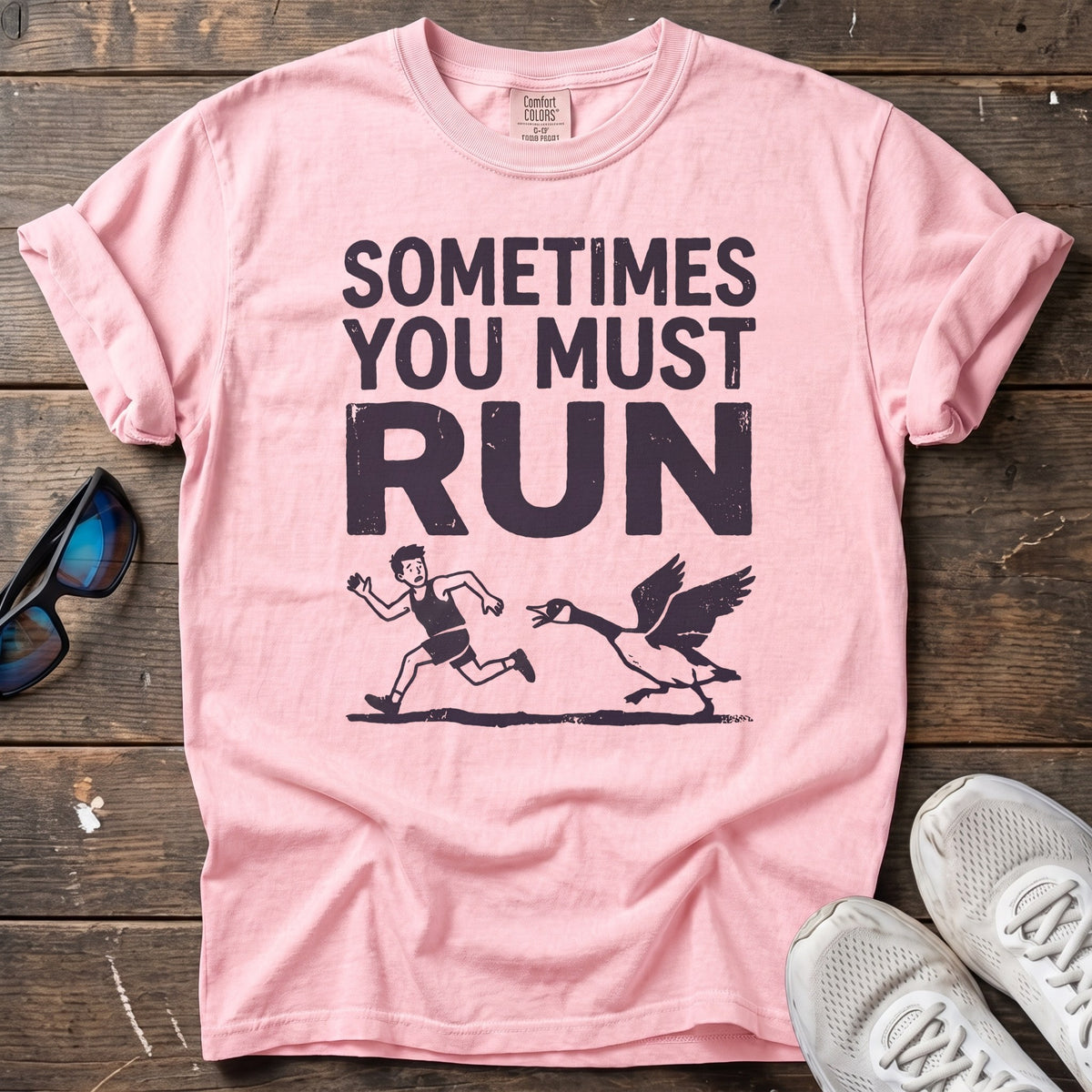 Sometimes You Must Run Tee — Blossom