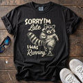 Sorry I'm Late Tee — Black