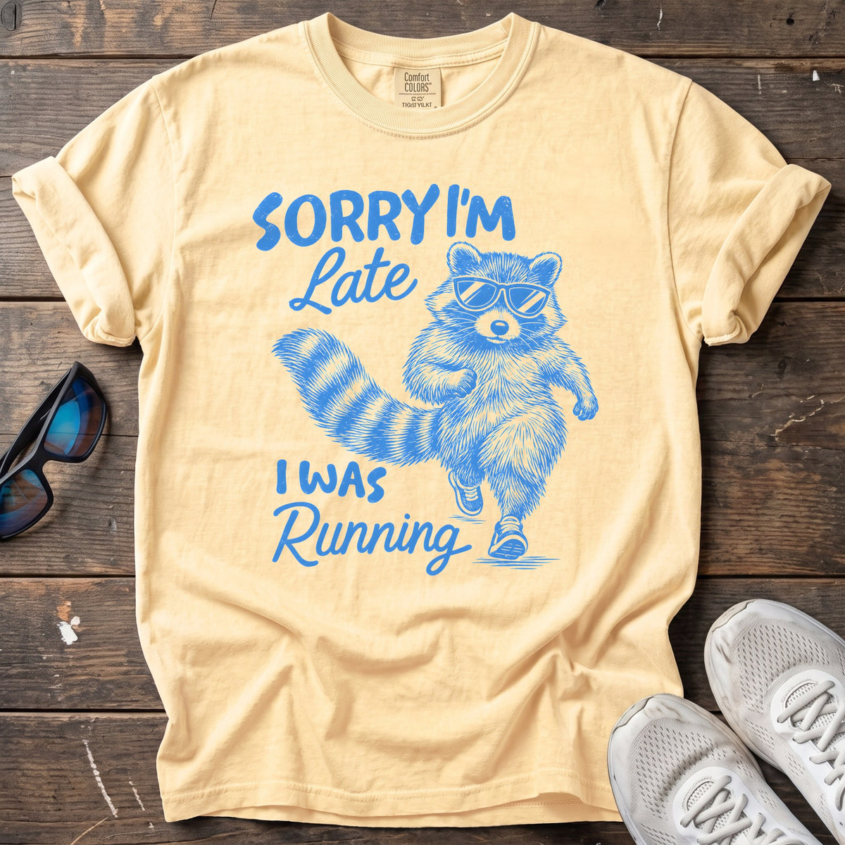 Sorry I'm Late Tee — Butter