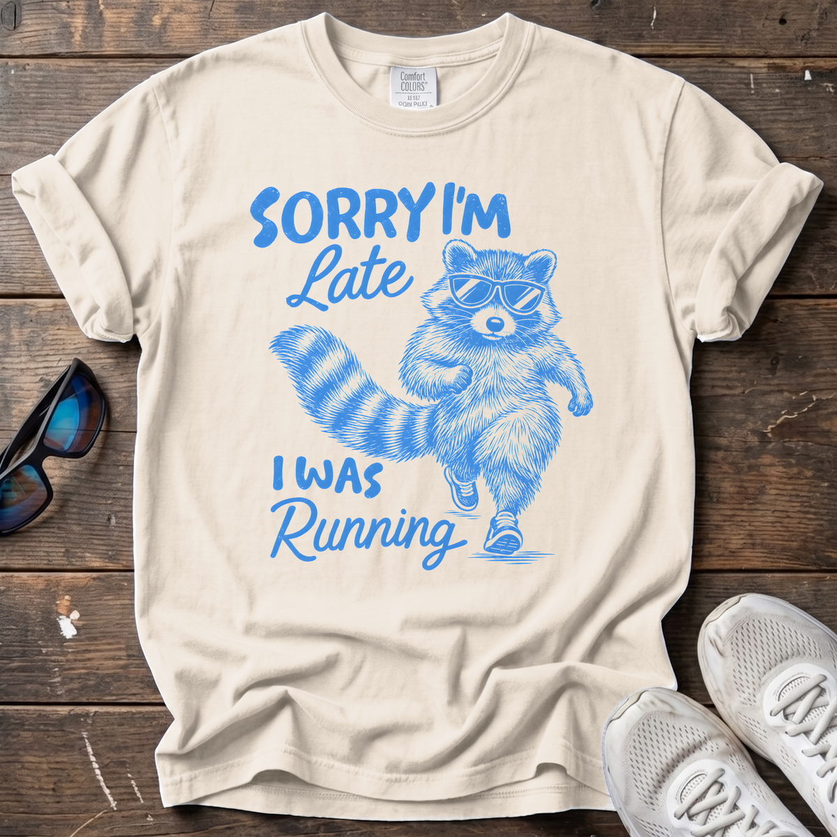 Sorry I'm Late Tee — Ivory