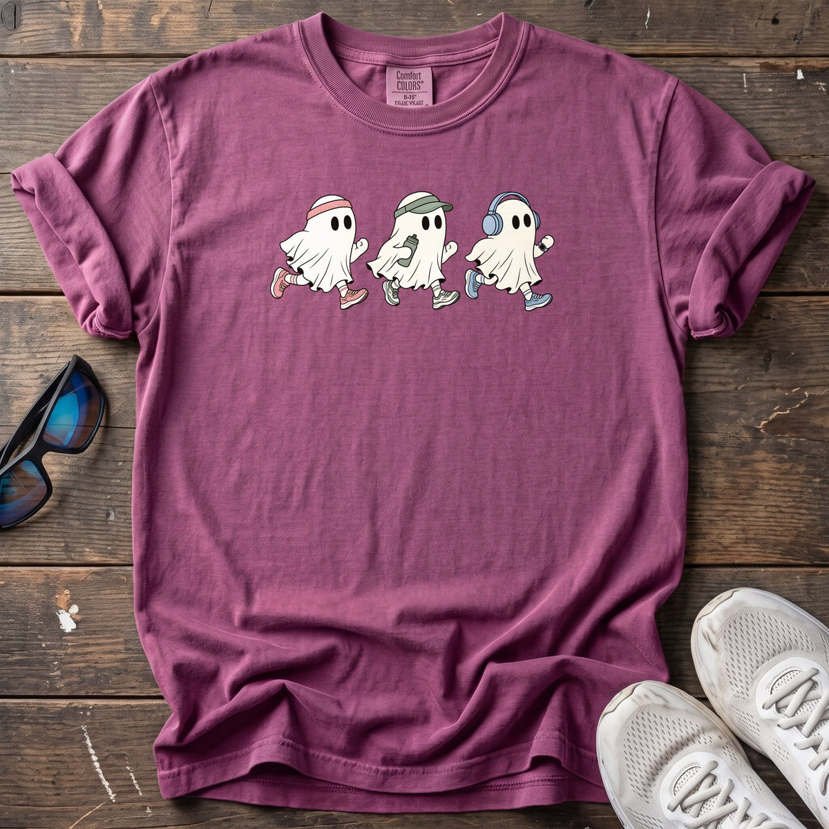 Spooky Runners Tee — Berry