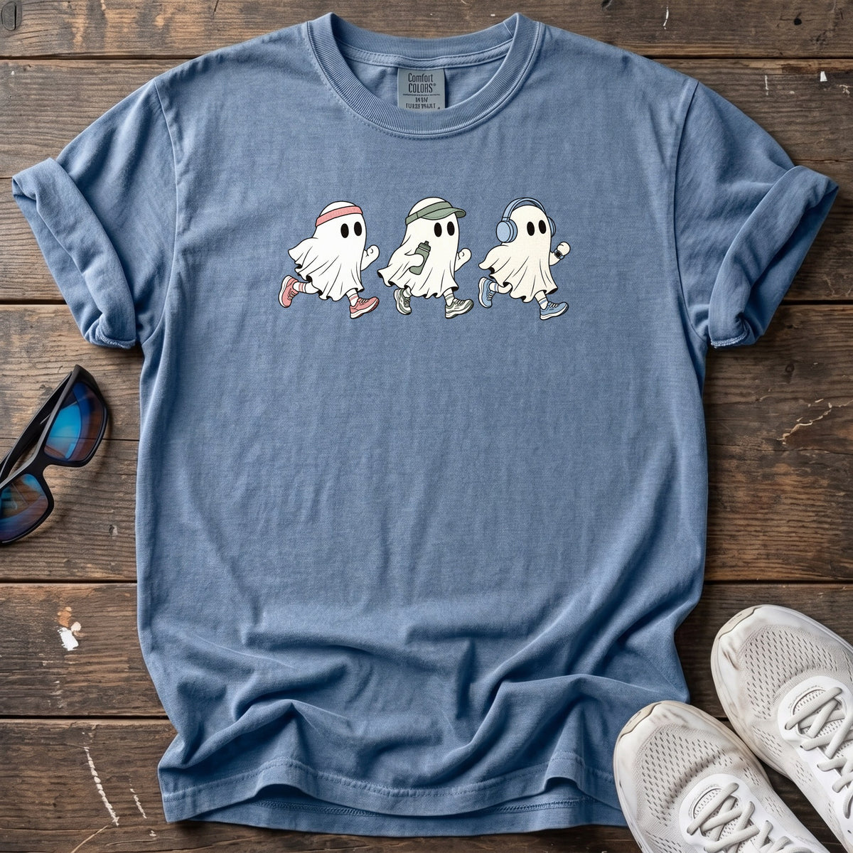 Spooky Runners Tee — Blue Jean