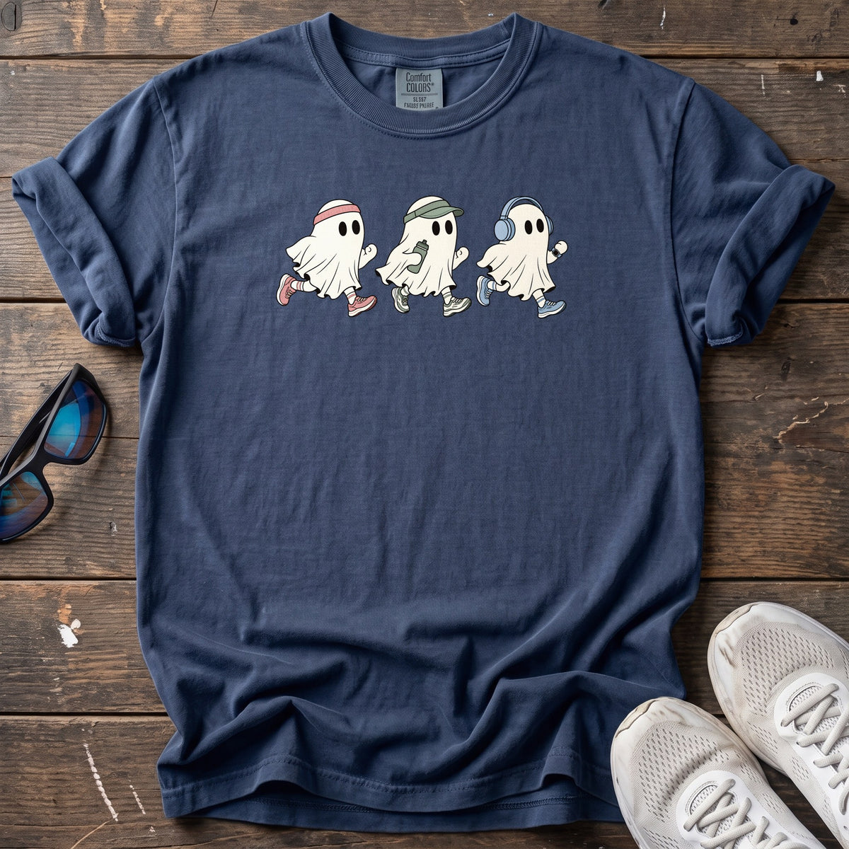 Spooky Runners Tee — True Navy
