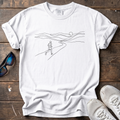 Sunset Run Mono Tee — White