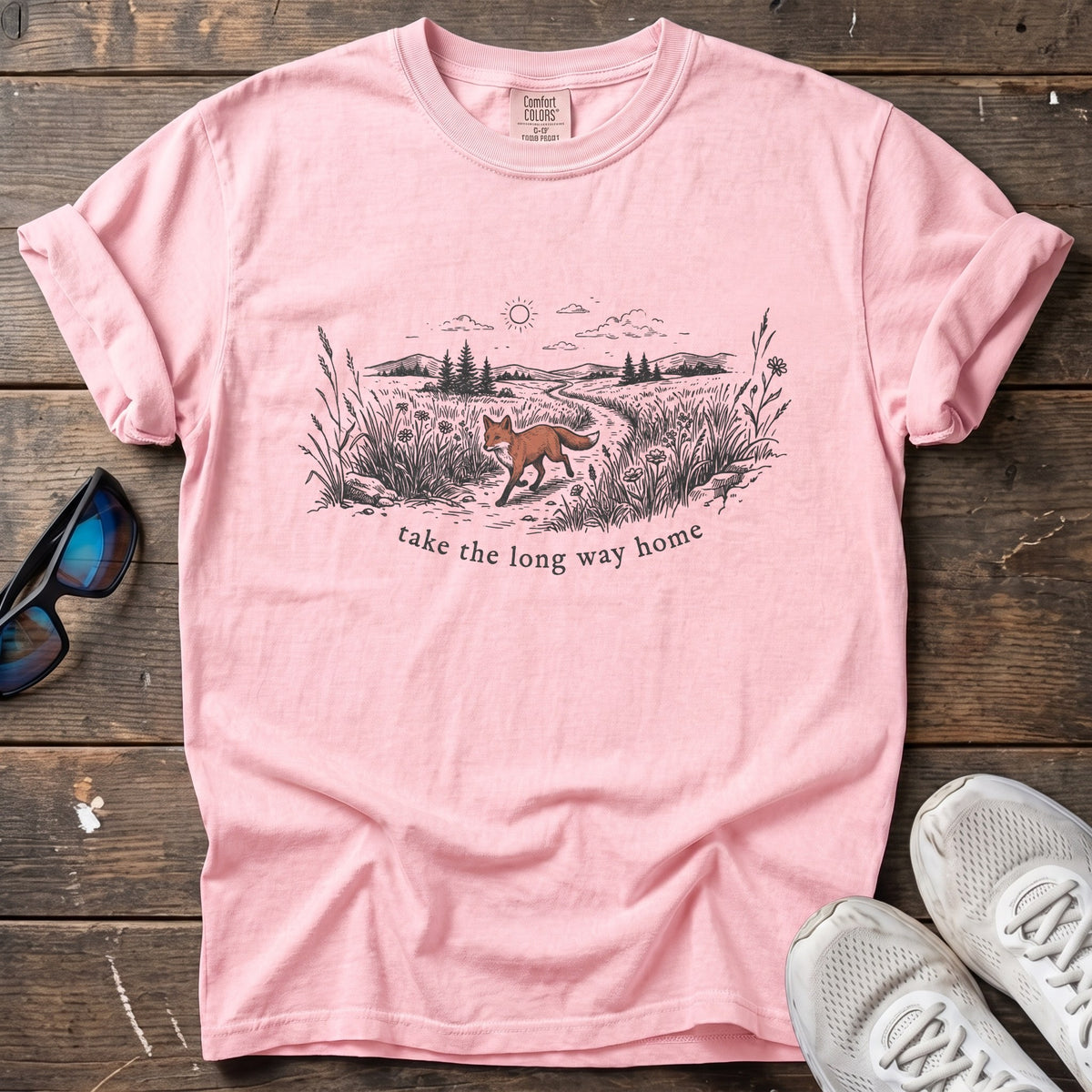 Long Way Home Tee — Blossom