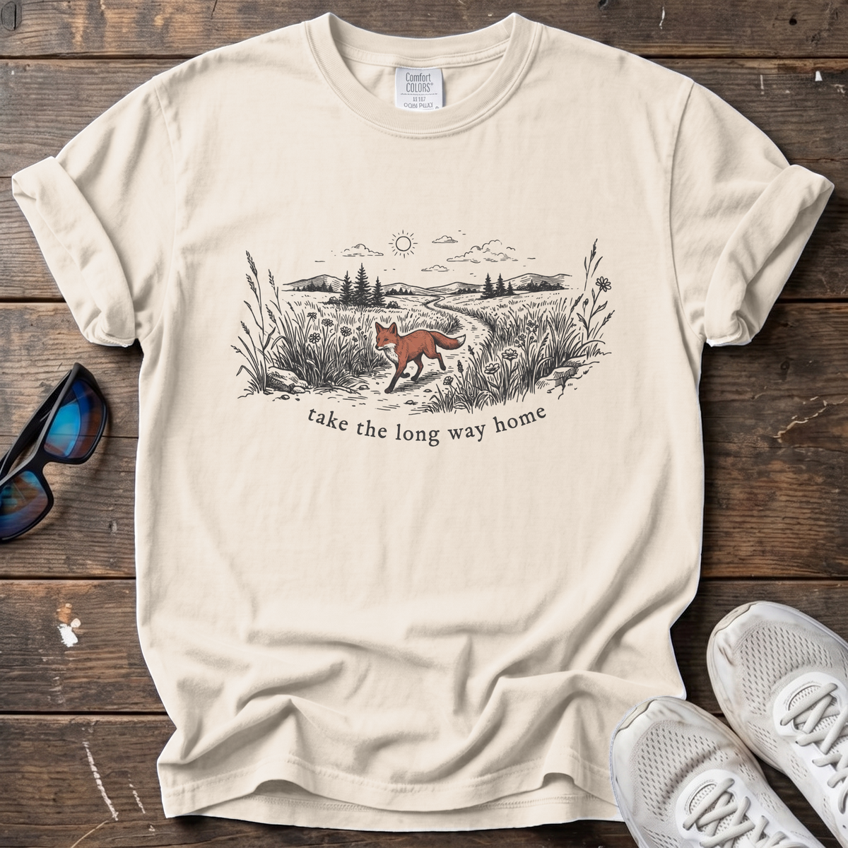 Long Way Home Tee — Ivory