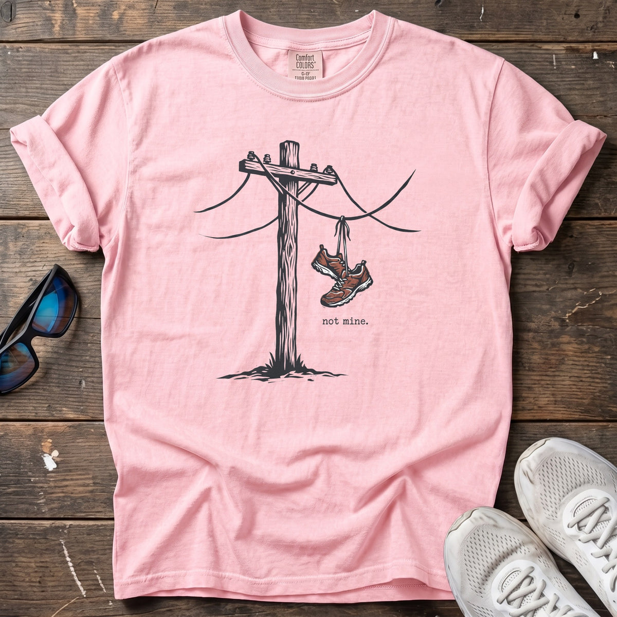 Telephone Shoes Tee — Blossom