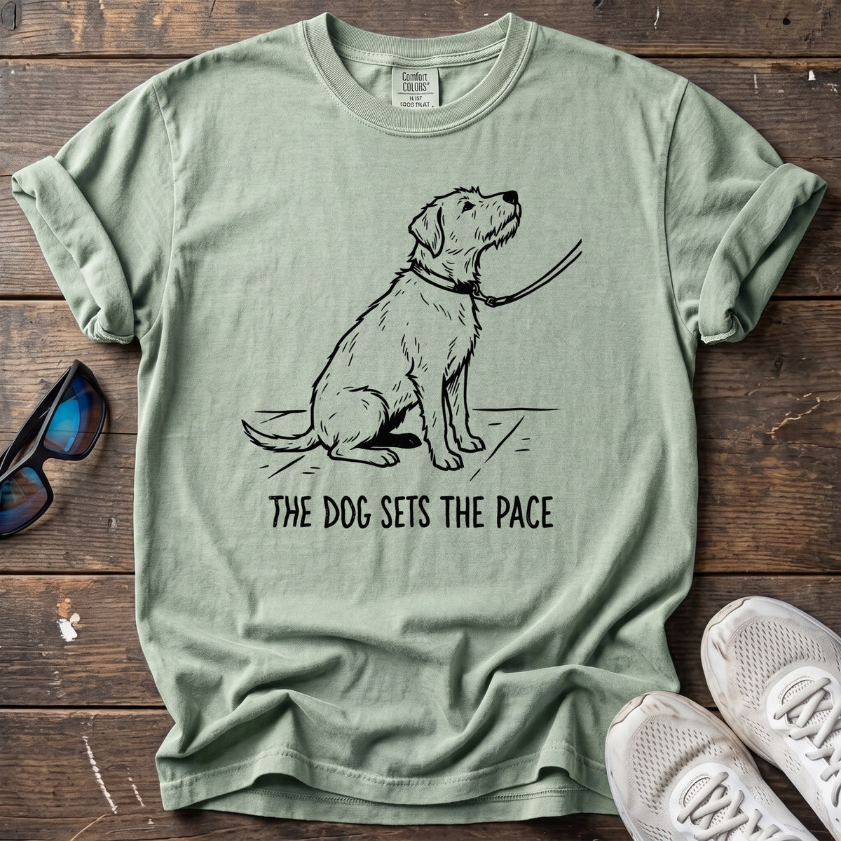 Dog Pace Tee — Bay