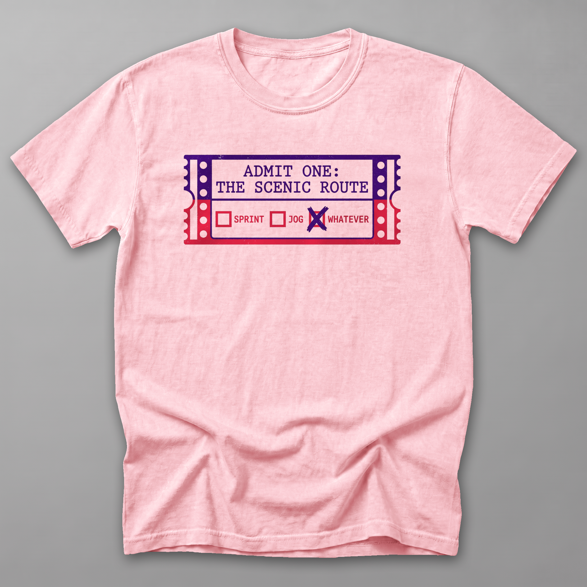 Ticket to the Scenic Route Tee — Blossom