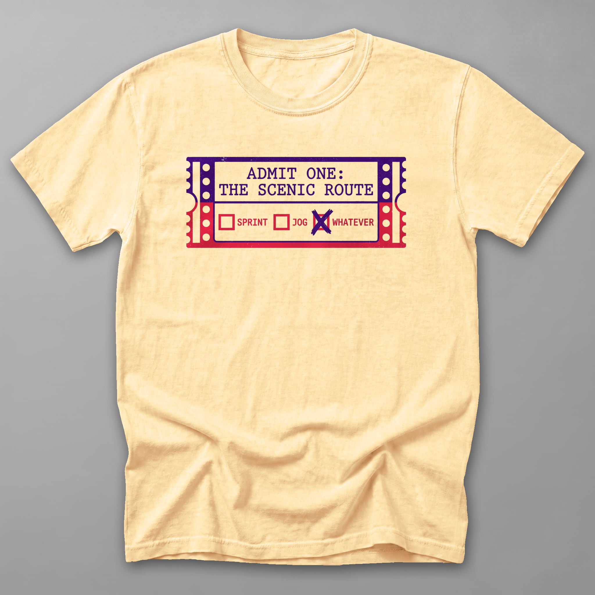 Ticket to the Scenic Route Tee — Butter