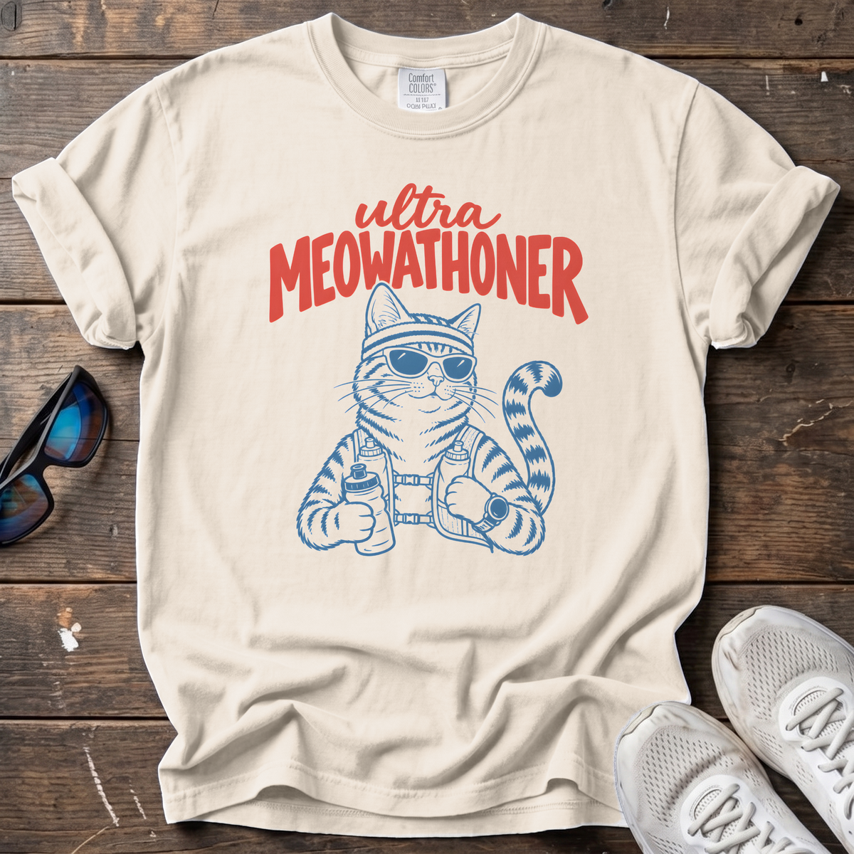 Ultra Meowathoner Tee — Ivory