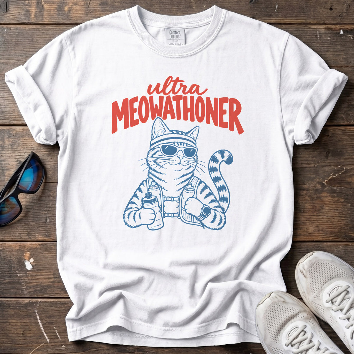 Ultra Meowathoner Tee — White