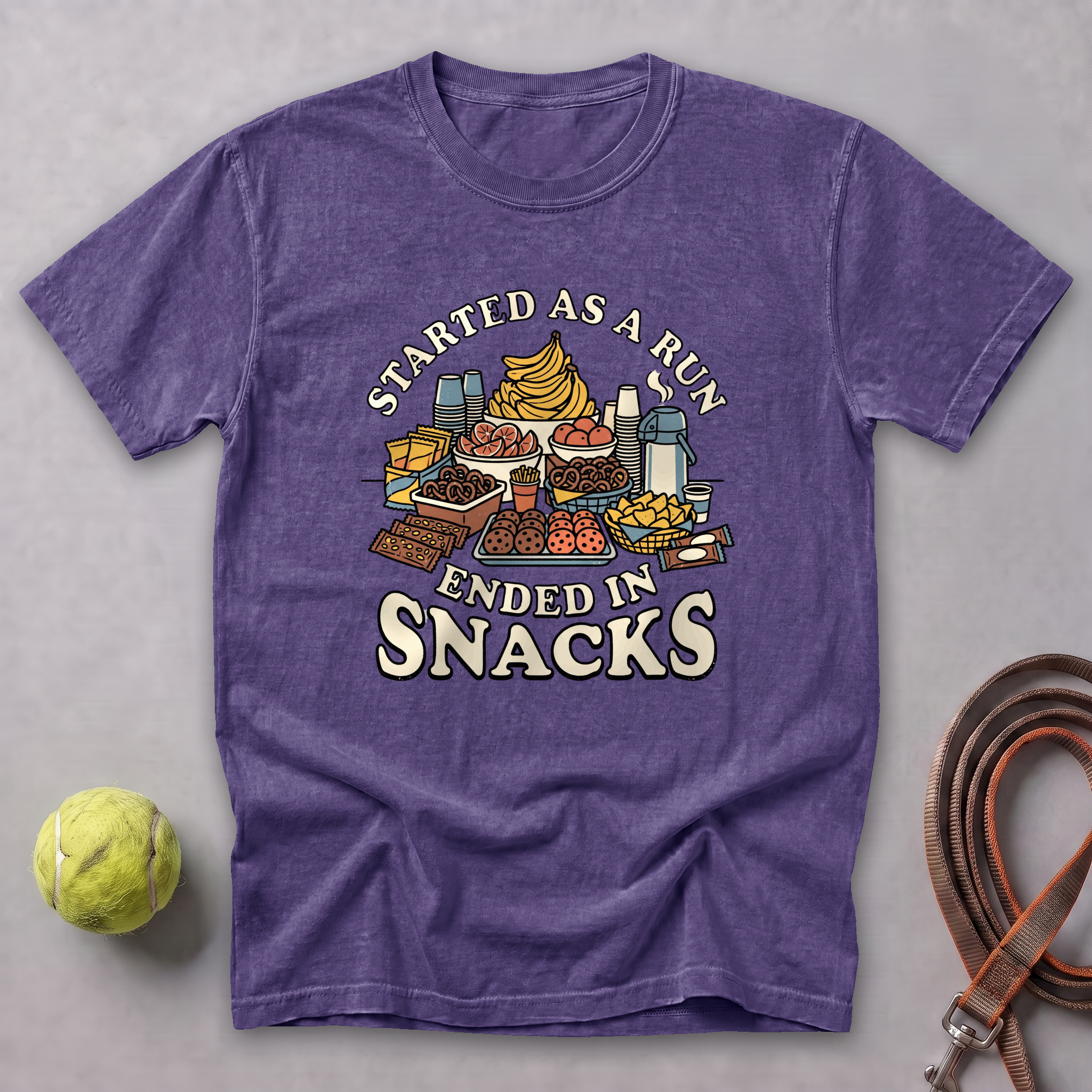 Ended In Snacks Tee — Grape