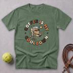 Coffee Is My Cooldown Tee — Moss