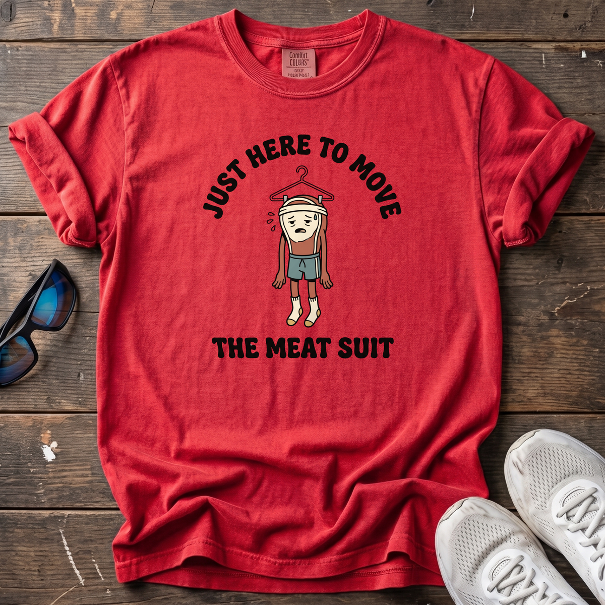Meat Suit Tee — Red