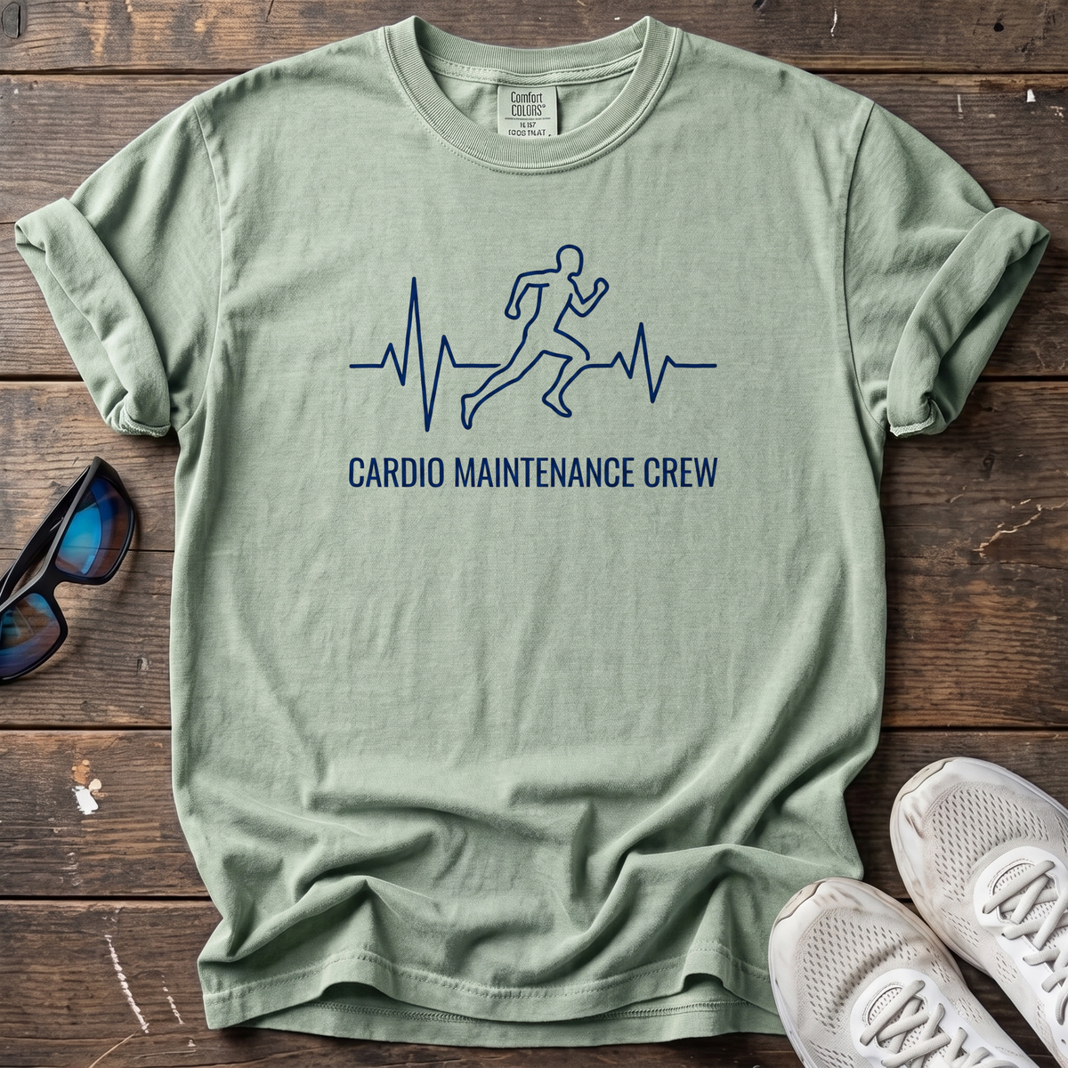 Cardio Maintenance Crew Tee — Bay