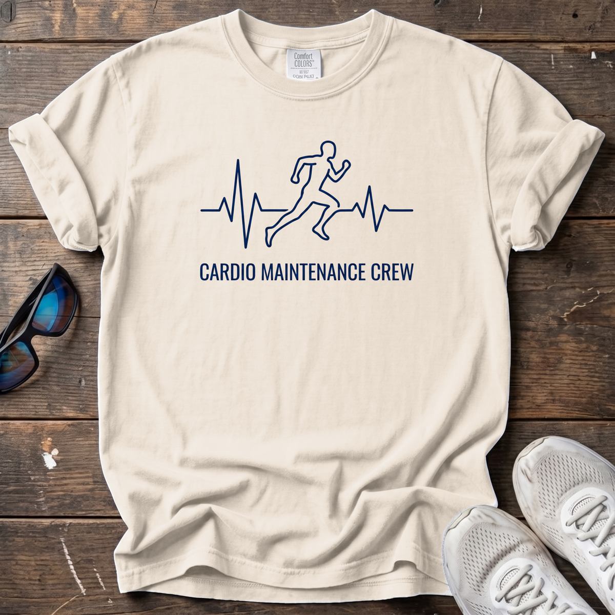 Cardio Maintenance Crew Tee — Ivory