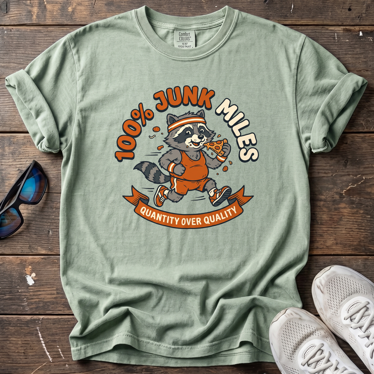 100% Junk Miles Tee — Bay