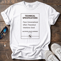 Technical Specifications Tee — White