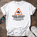Aggressive Pacing Tee — White