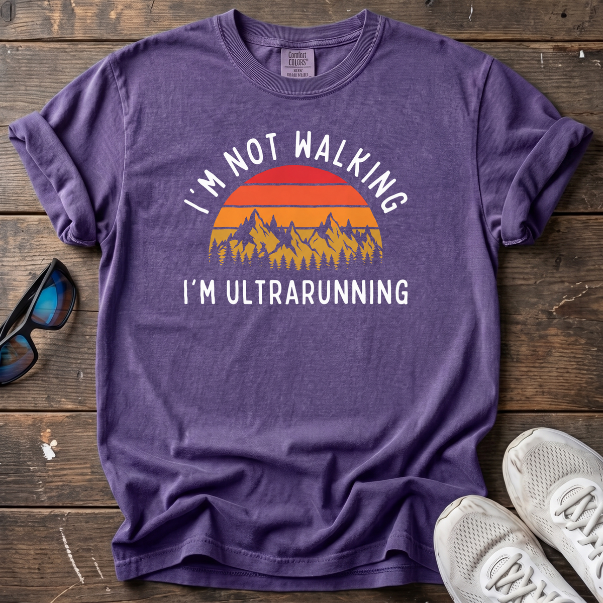 I'm Not Walking Tee — Grape