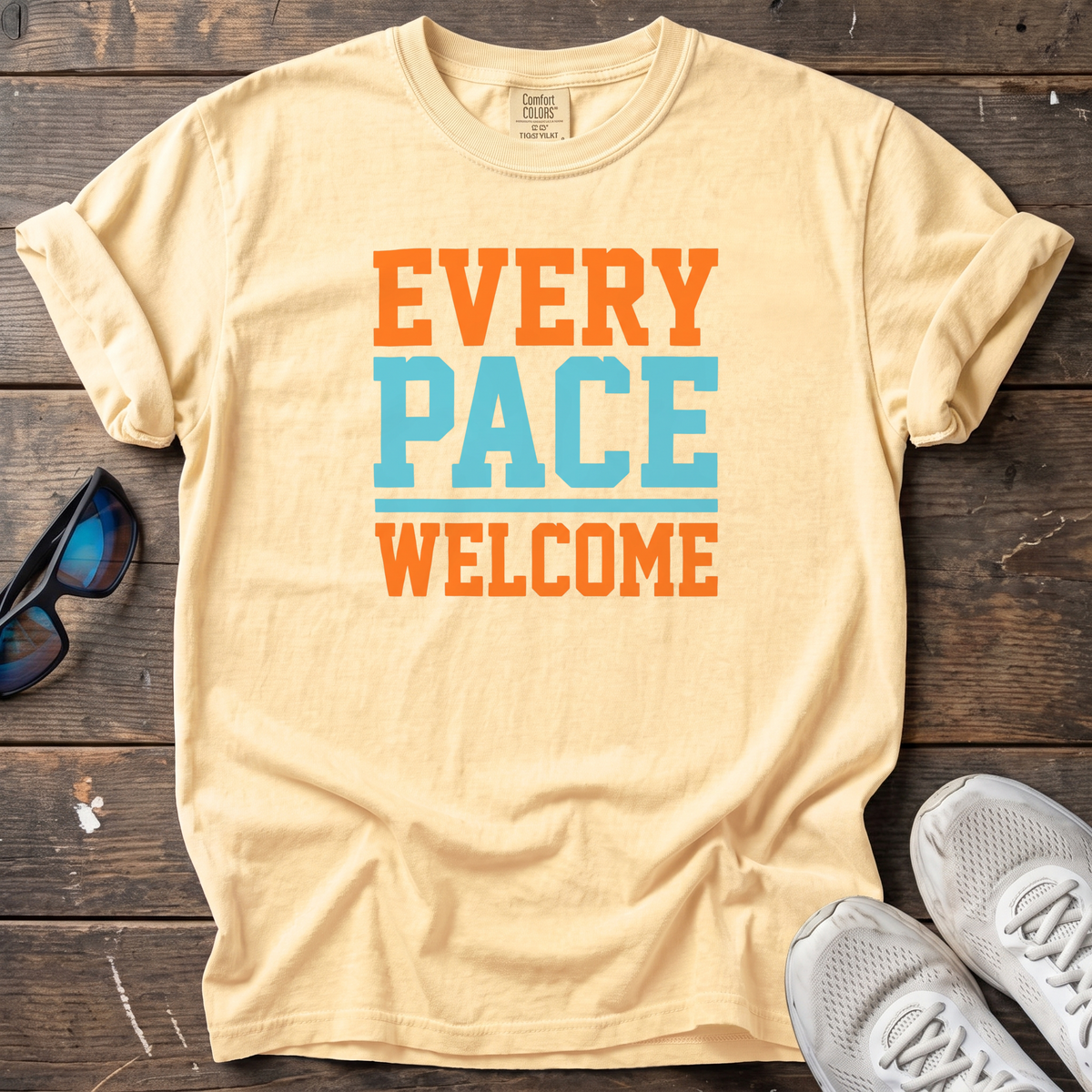 Every Pace Welcome Tee — Butter
