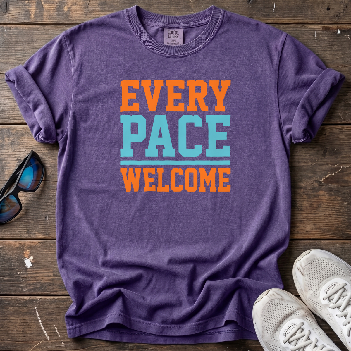 Every Pace Welcome Tee — Grape