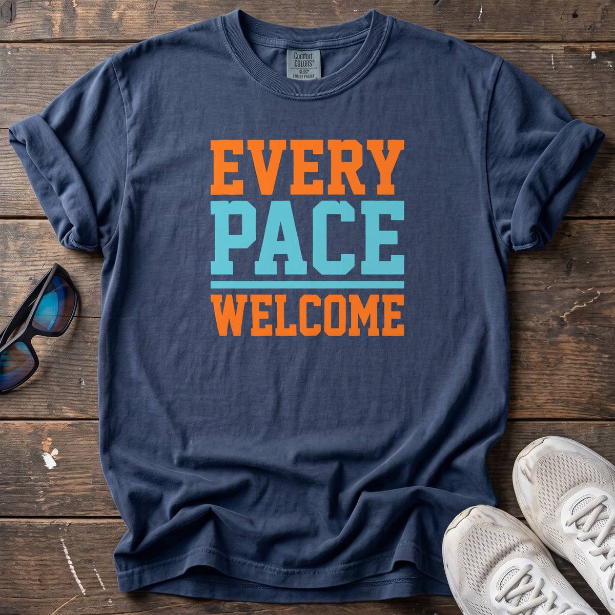 Every Pace Welcome Tee — True Navy