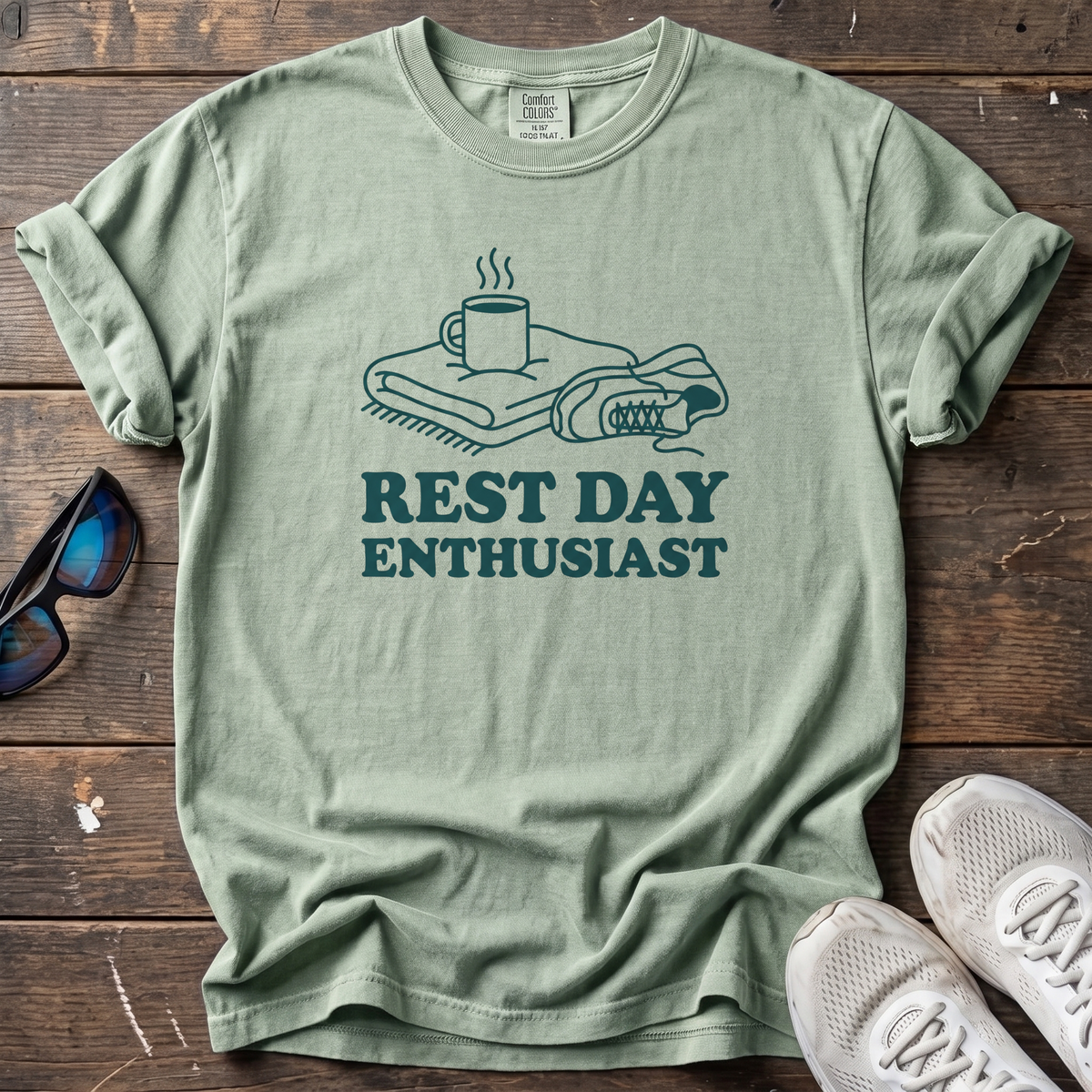 Rest Day Enthusiast Tee — Bay