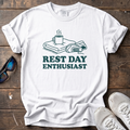 Rest Day Enthusiast Tee — White