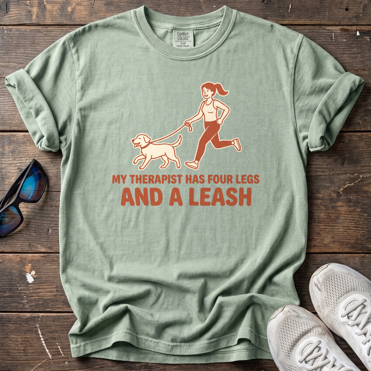 My Therapist Has Four Legs Tee — Bay