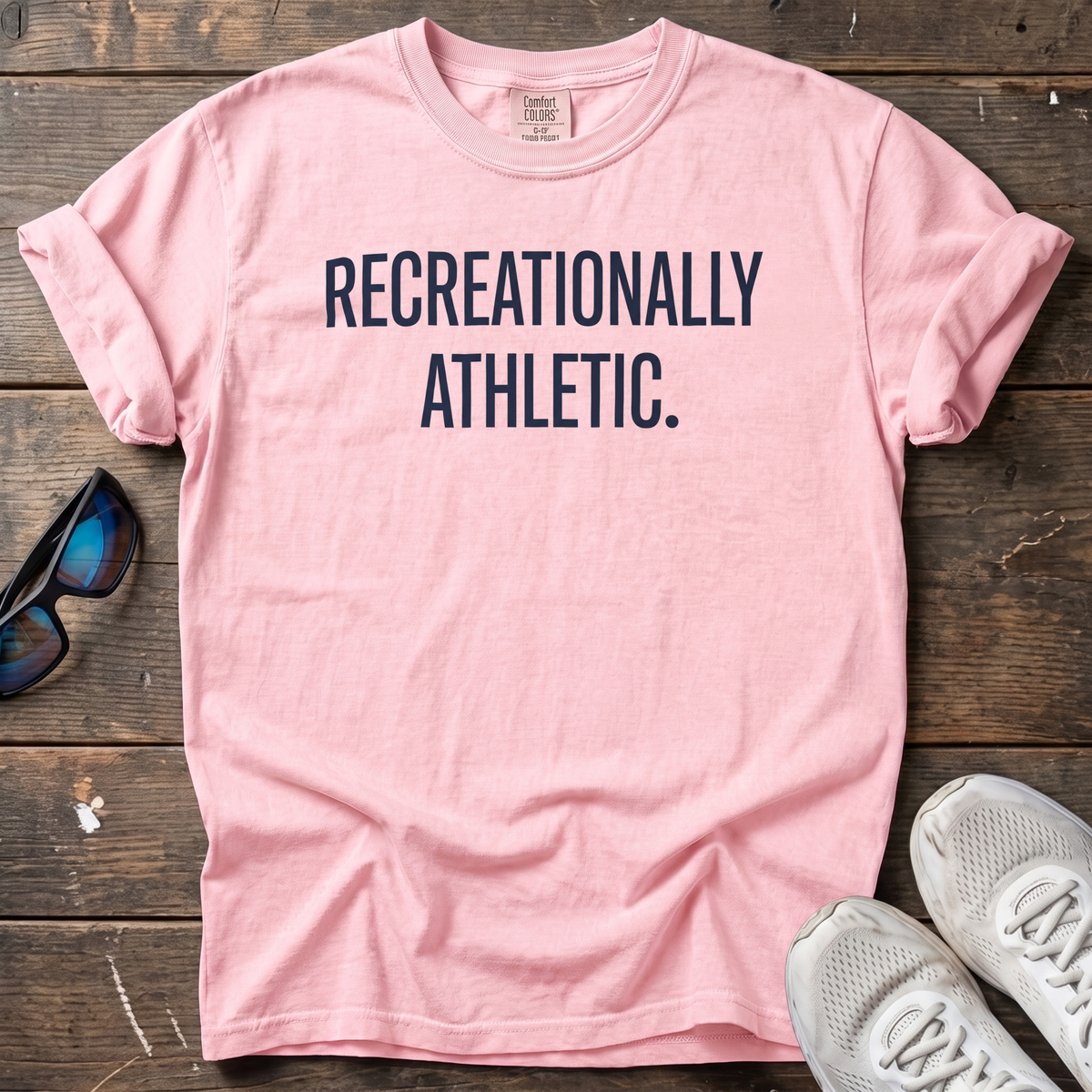Recreationally Athletic Tee — Blossom