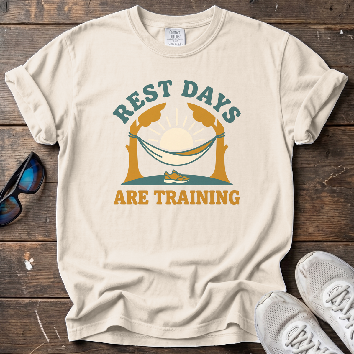 Rest Days are Training Tee — Ivory