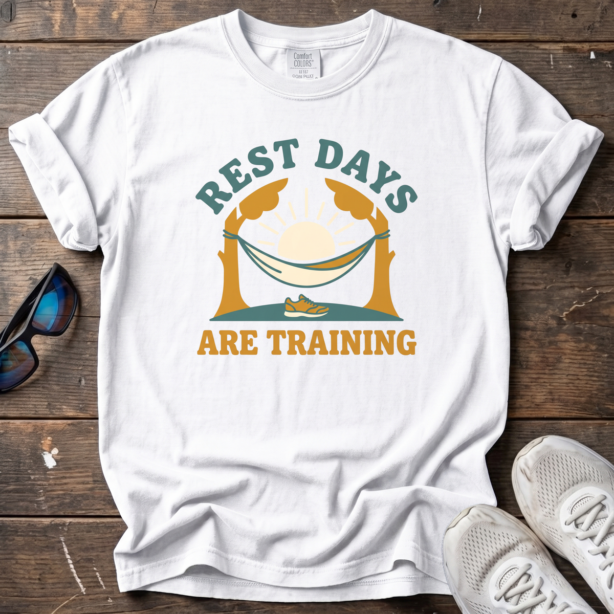 Rest Days are Training Tee — White