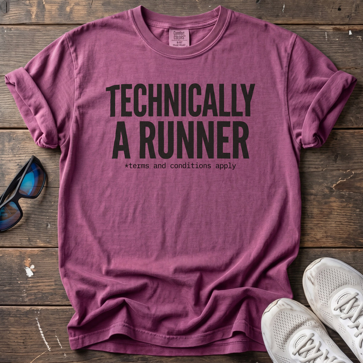 Technically a Runner Tee — Berry