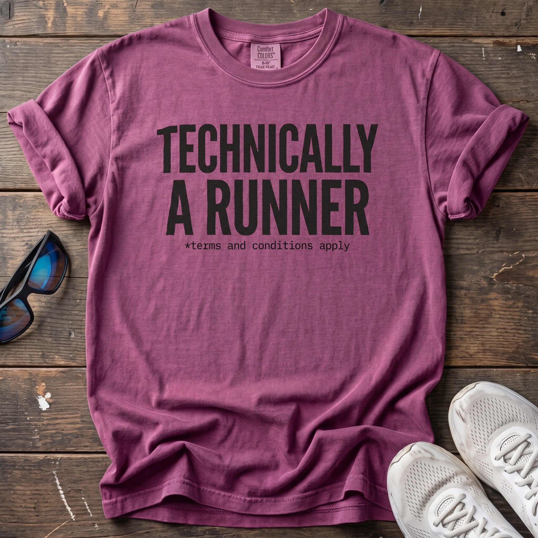 Technically a Runner Tee — Berry