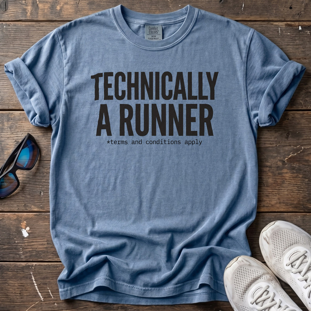 Technically a Runner Tee — Blue Jean